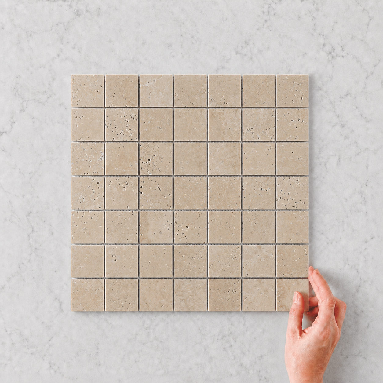 Venice, Travertine Navona 48x48mm