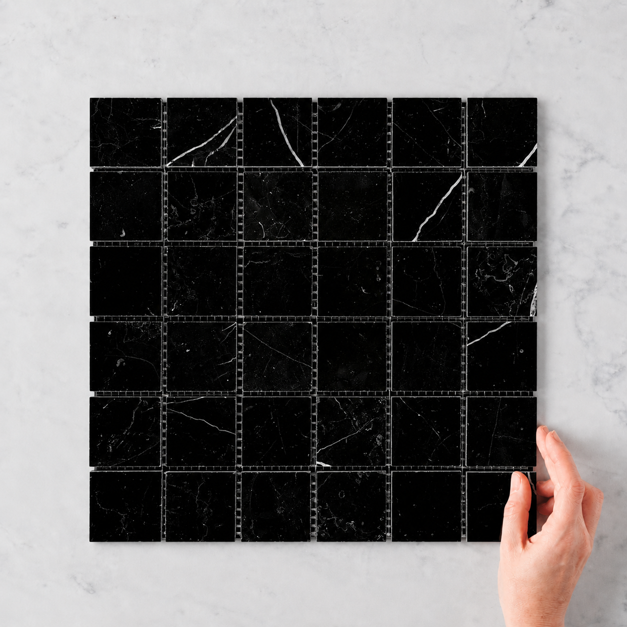 Venice, Nero Marquina 48x48mm